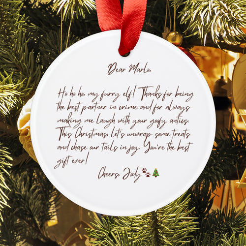 Custom Beagle Dog mom Christmas Ornament 2024 for Dog Lover Personalized Beagle Dog Family Gift Ornament Dog Memorial Gift, Pet Loss