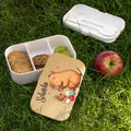 Personalized Wooden-Style Kids Lunchbox- Custom Name Bento Box Gift For Coworker