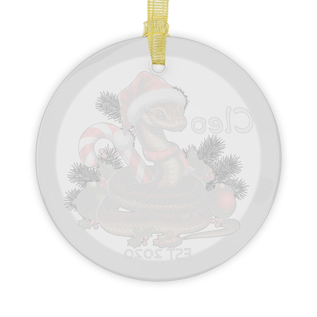 Personalized Reptile Snake Christmas Ornament First Christmas Zoologist Gift, Custom Snake Lover Festive Holiday Decor