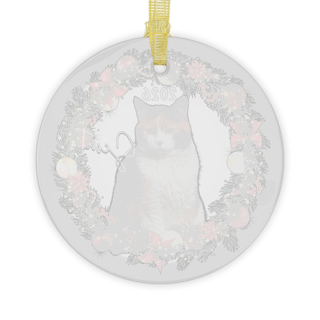 Personalized Calico Cat Christmas Ornament 2026- Calico Lover Gifts For Pet Christmas Decor